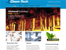 Tablet Screenshot of chemtechqatar.com